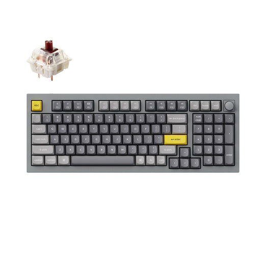 Keychron Q5 QMK Wired Custom Mechanical Keyboard(US ANSI Layout)