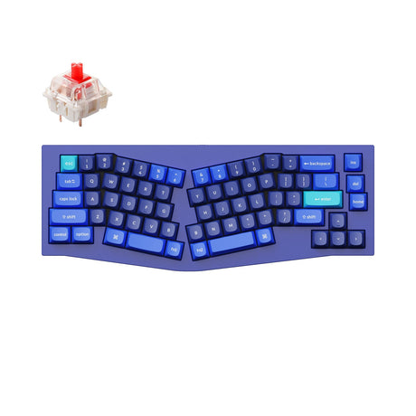 Keychron Q8 (Alice Layout) QMK Wired Custom Mechanical Keyboard(US ANSI Layout)