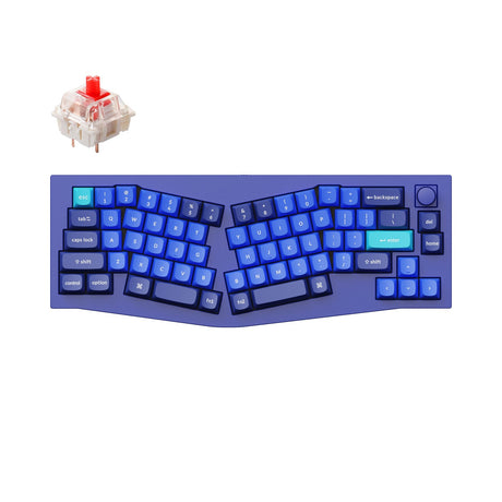 Keychron Q8 (Alice Layout) QMK Wired Custom Mechanical Keyboard(US ANSI Layout)