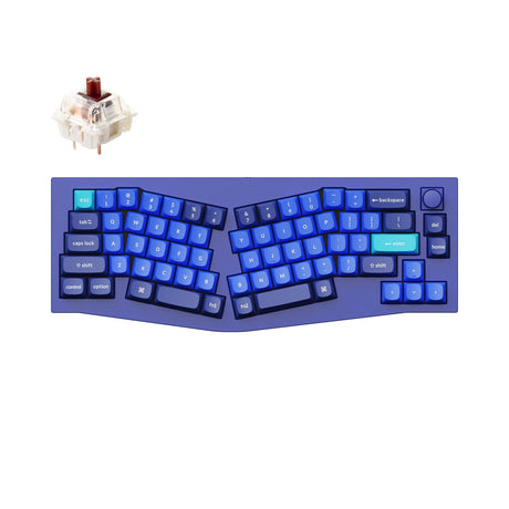 Keychron Q8 (Alice Layout) QMK Wired Custom Mechanical Keyboard(US ANSI Layout)