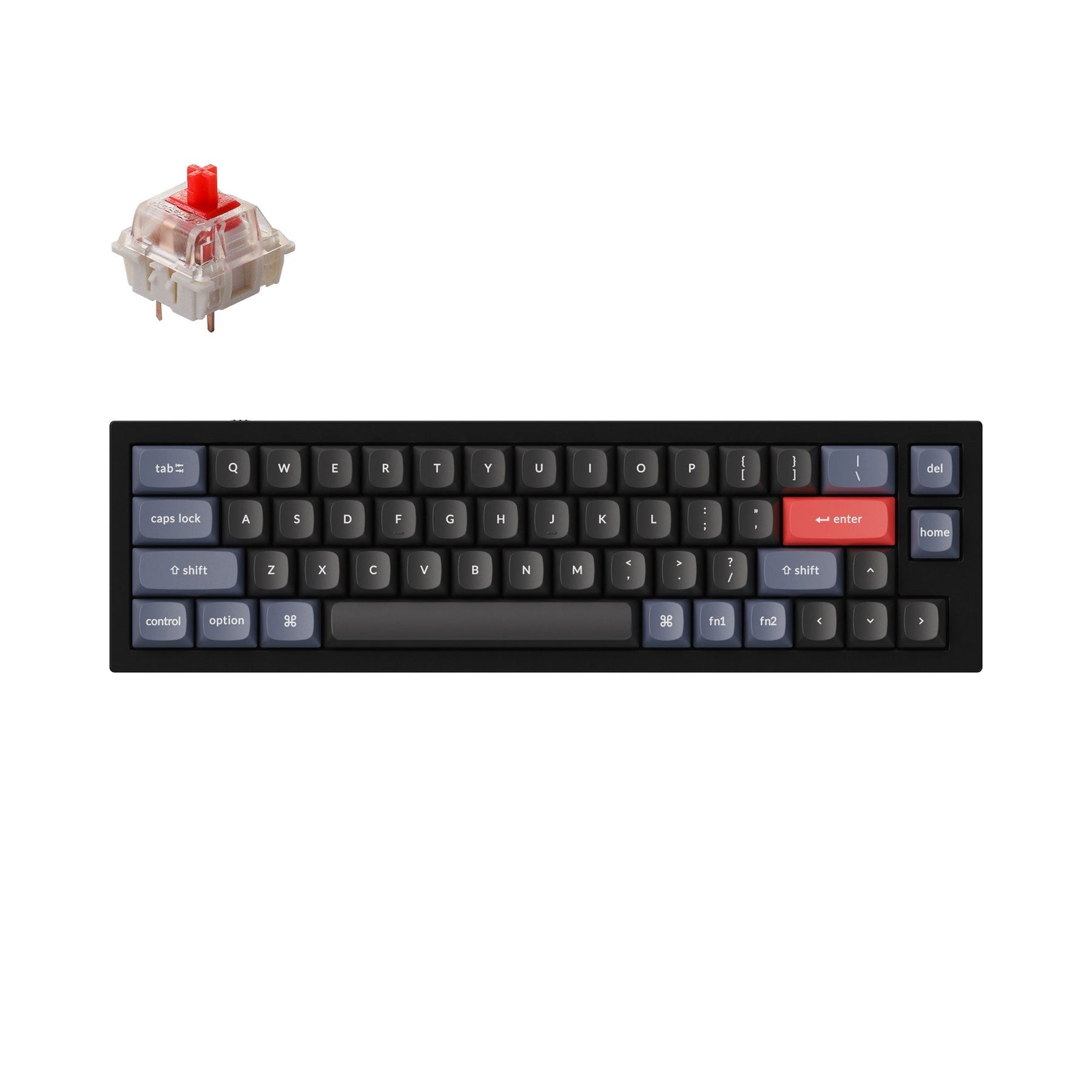 Clavier mécanique personnalisé filaire Keychron Q9 QMK (disposition US ANSI)