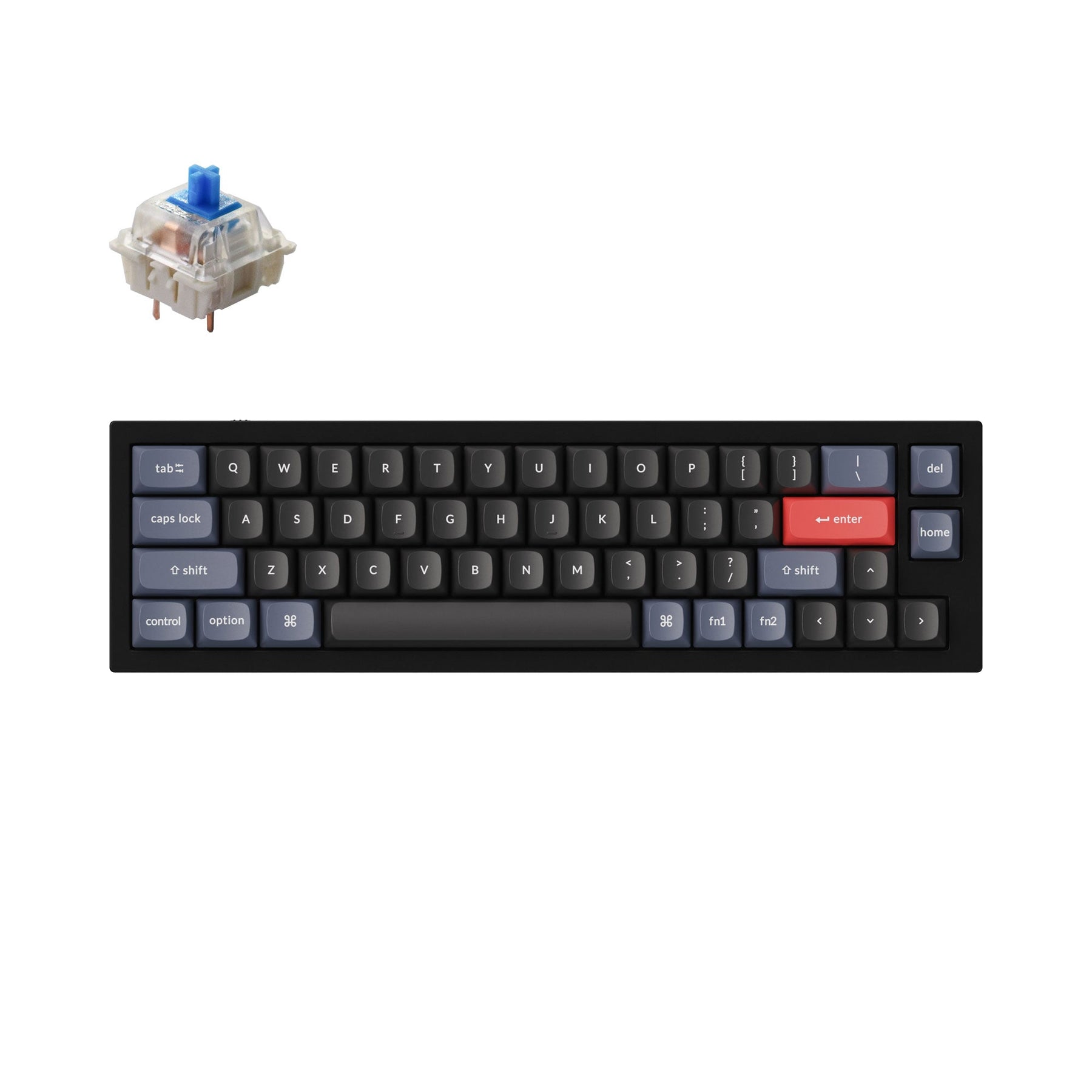 Clavier mécanique personnalisé filaire Keychron Q9 QMK (disposition US ANSI)