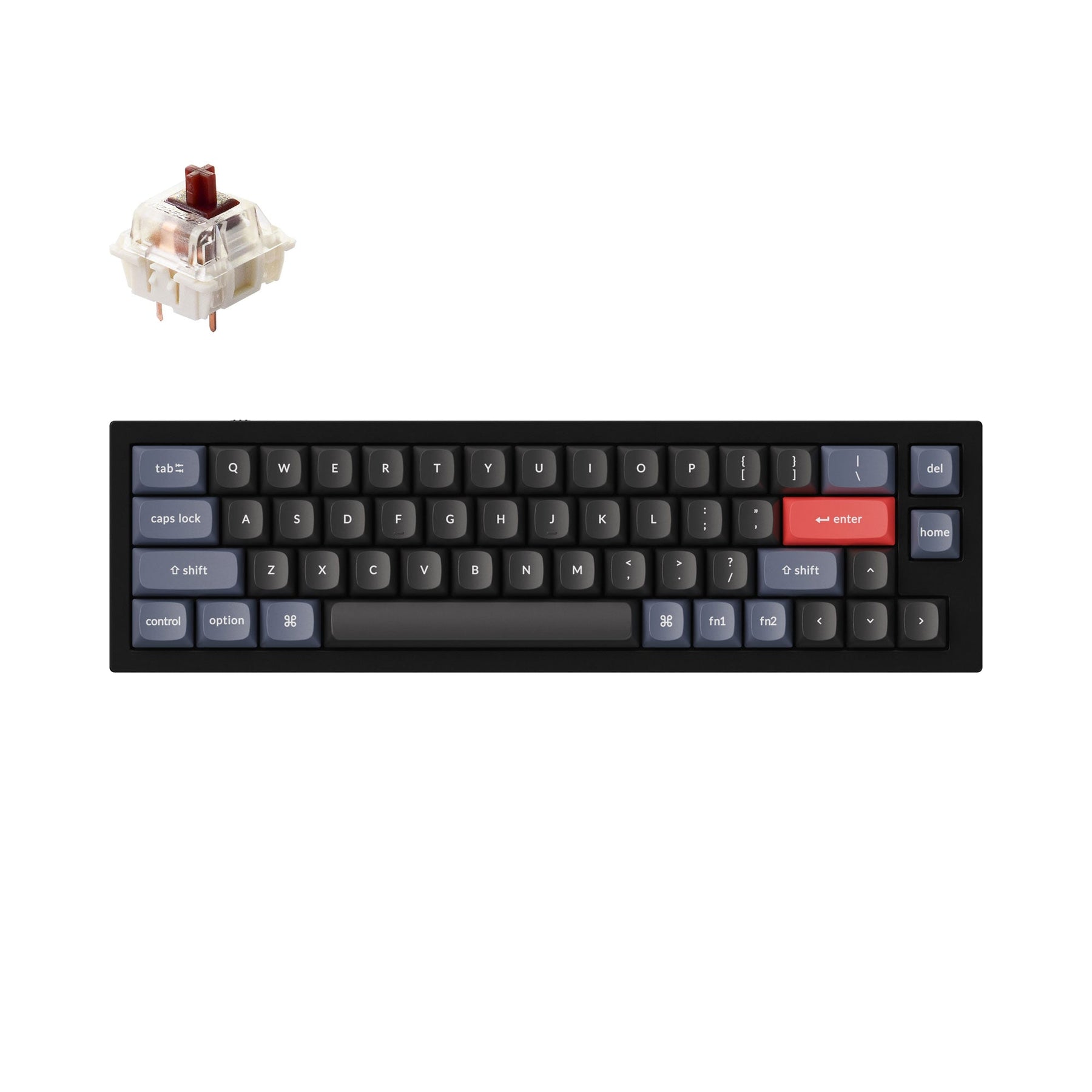 Clavier mécanique personnalisé filaire Keychron Q9 QMK (disposition US ANSI)