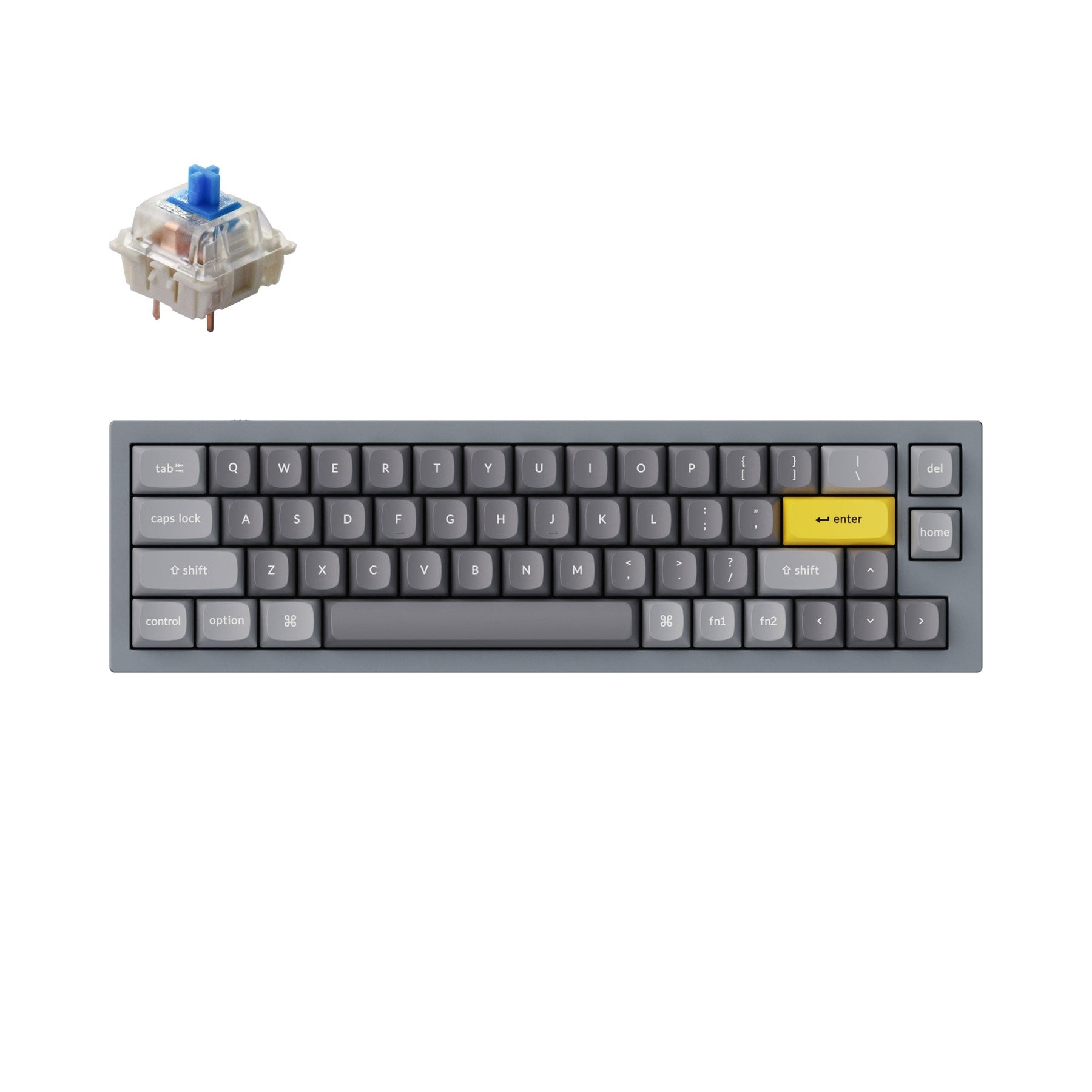 Clavier mécanique personnalisé filaire Keychron Q9 QMK (disposition US ANSI)