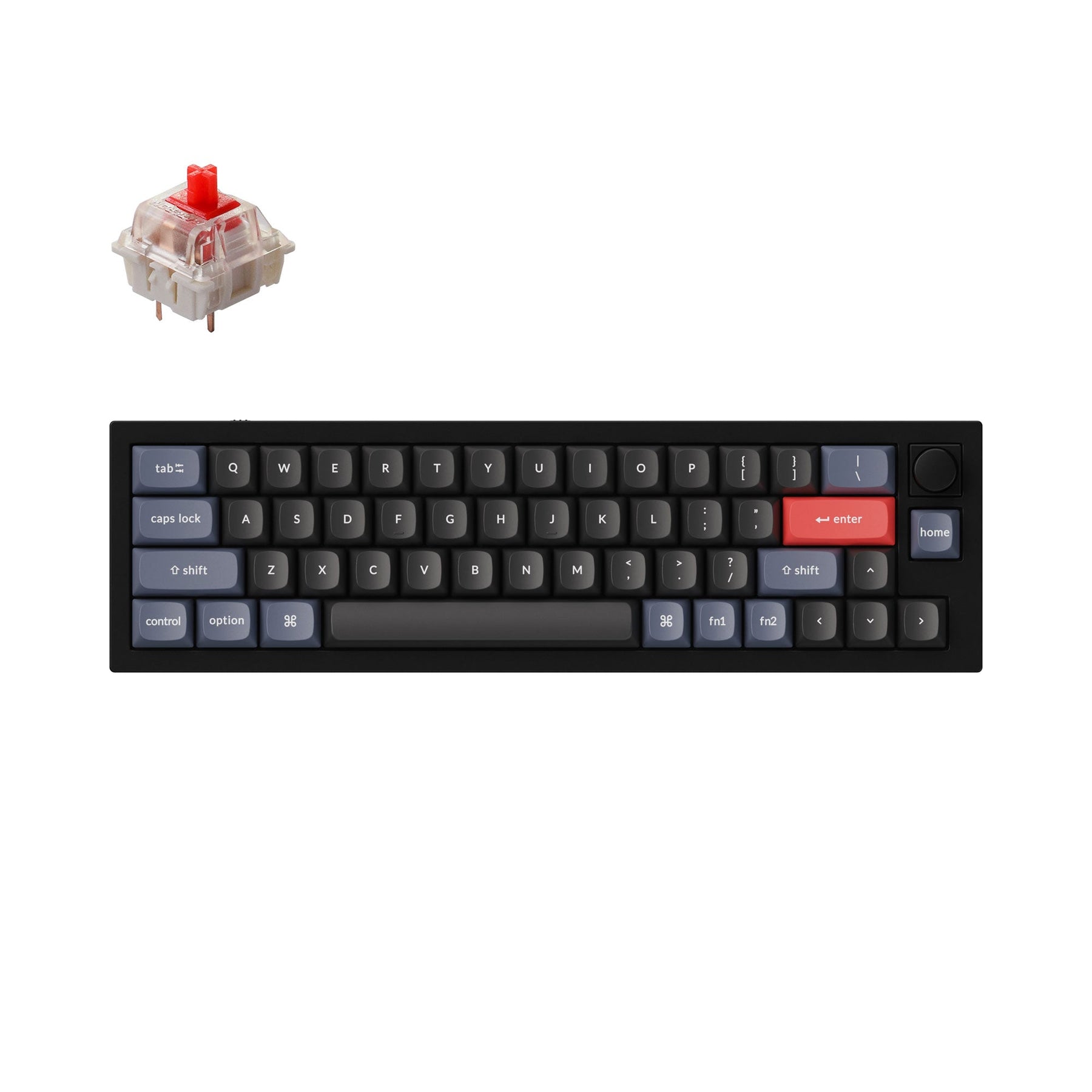 Clavier mécanique personnalisé filaire Keychron Q9 QMK (disposition US ANSI)