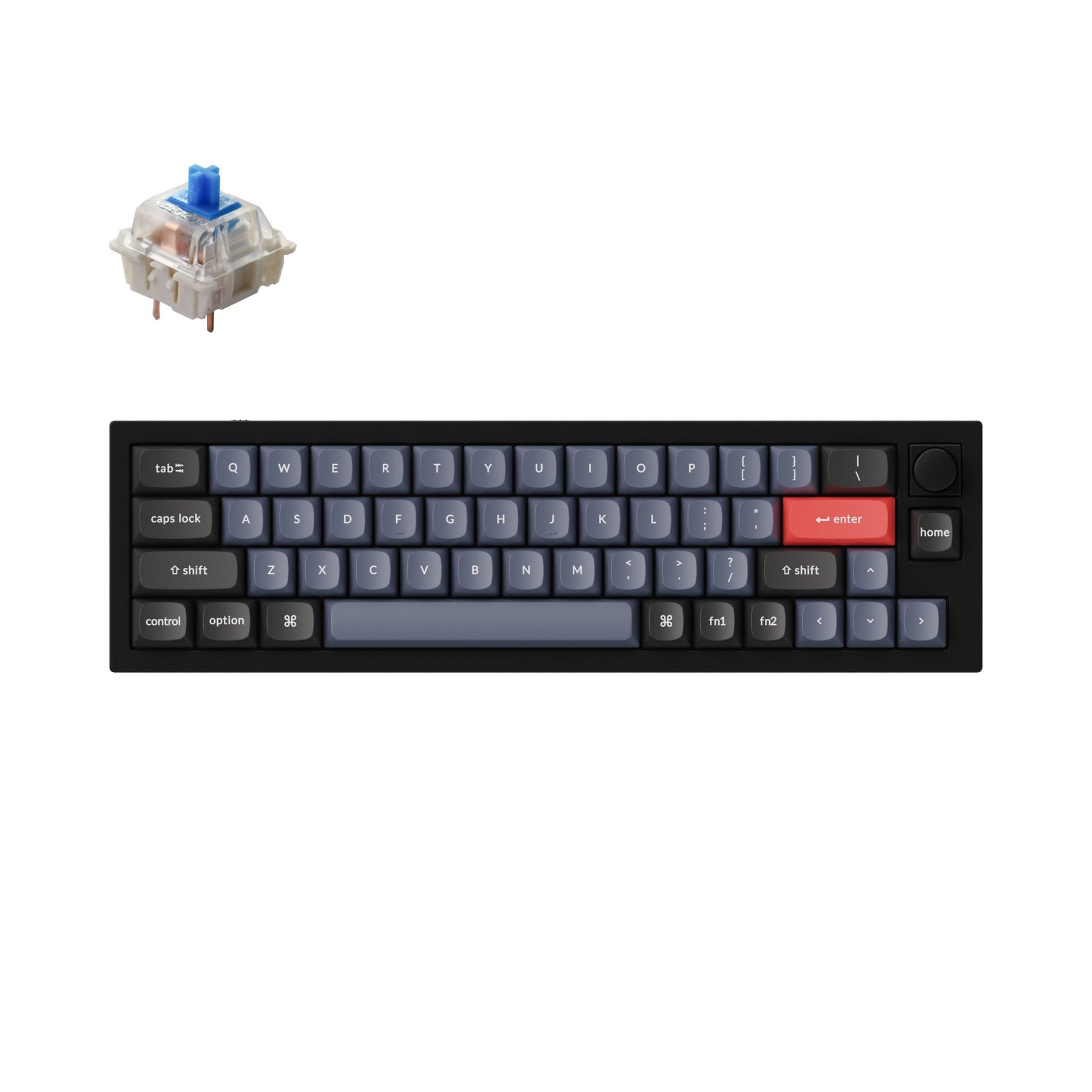Clavier mécanique personnalisé filaire Keychron Q9 QMK (disposition US ANSI)