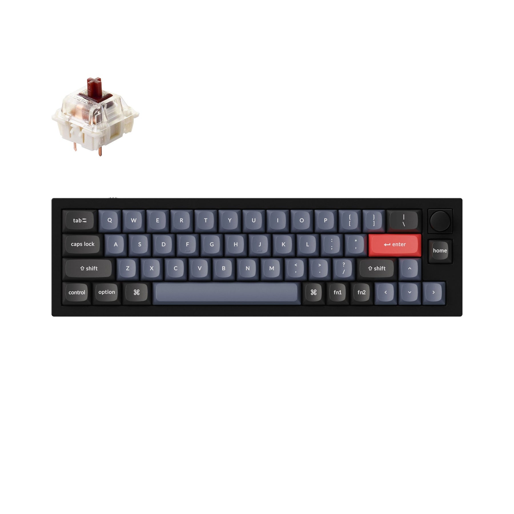 Clavier mécanique personnalisé filaire Keychron Q9 QMK (disposition US ANSI)