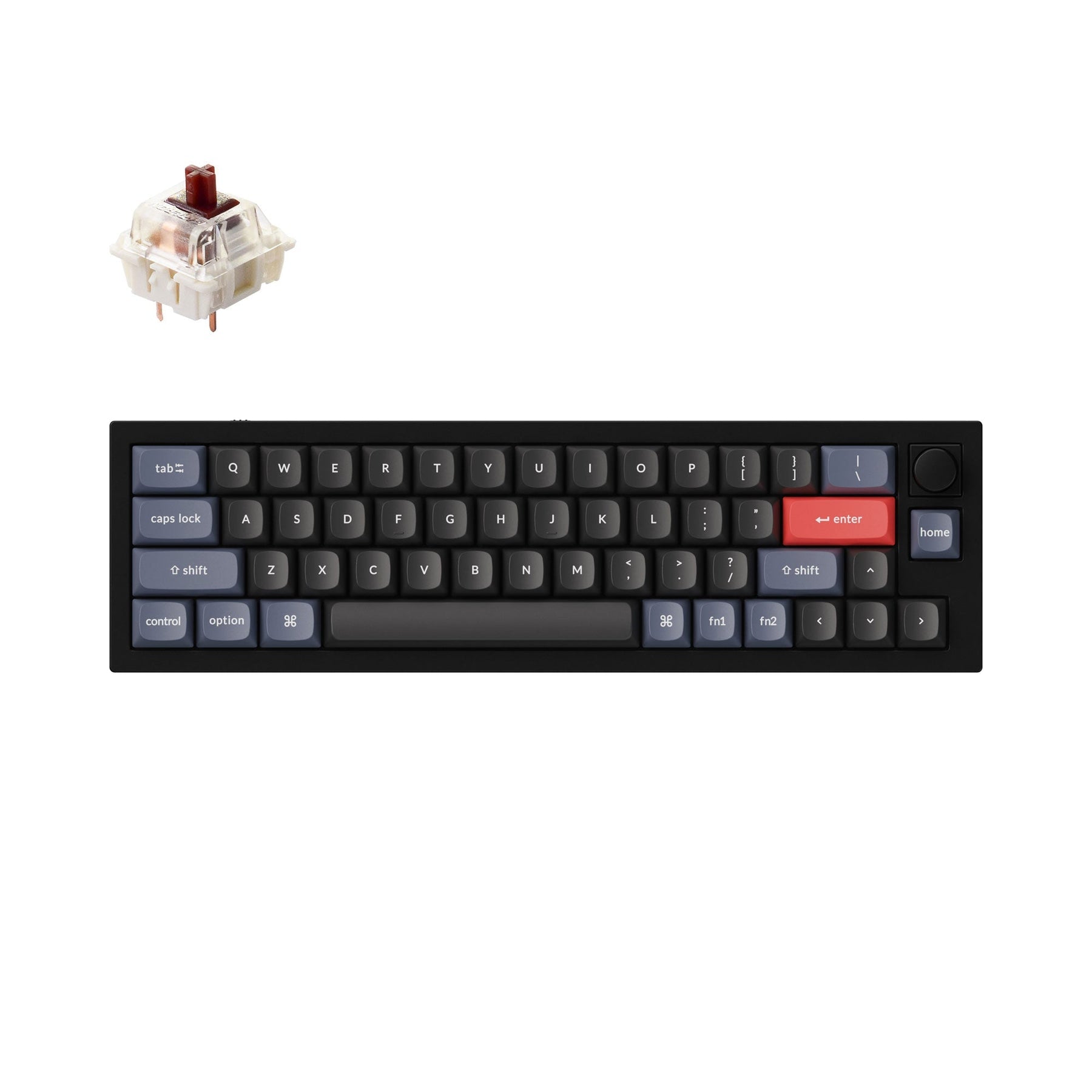 Clavier mécanique personnalisé filaire Keychron Q9 QMK (disposition US ANSI)