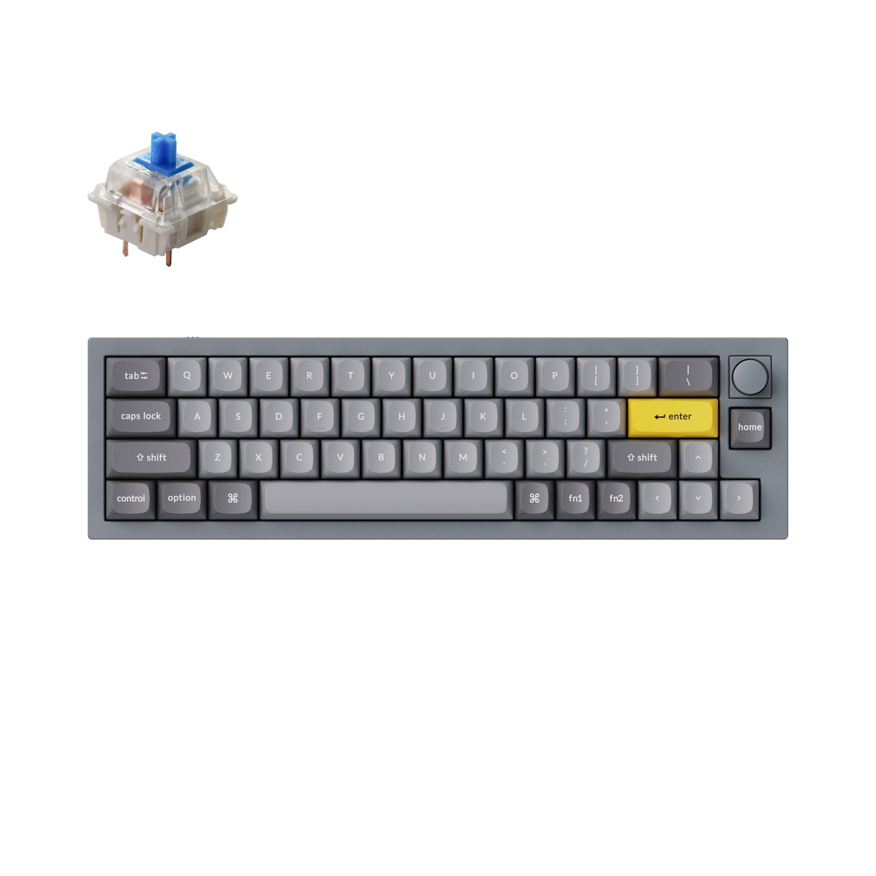 Clavier mécanique personnalisé filaire Keychron Q9 QMK (disposition US ANSI)