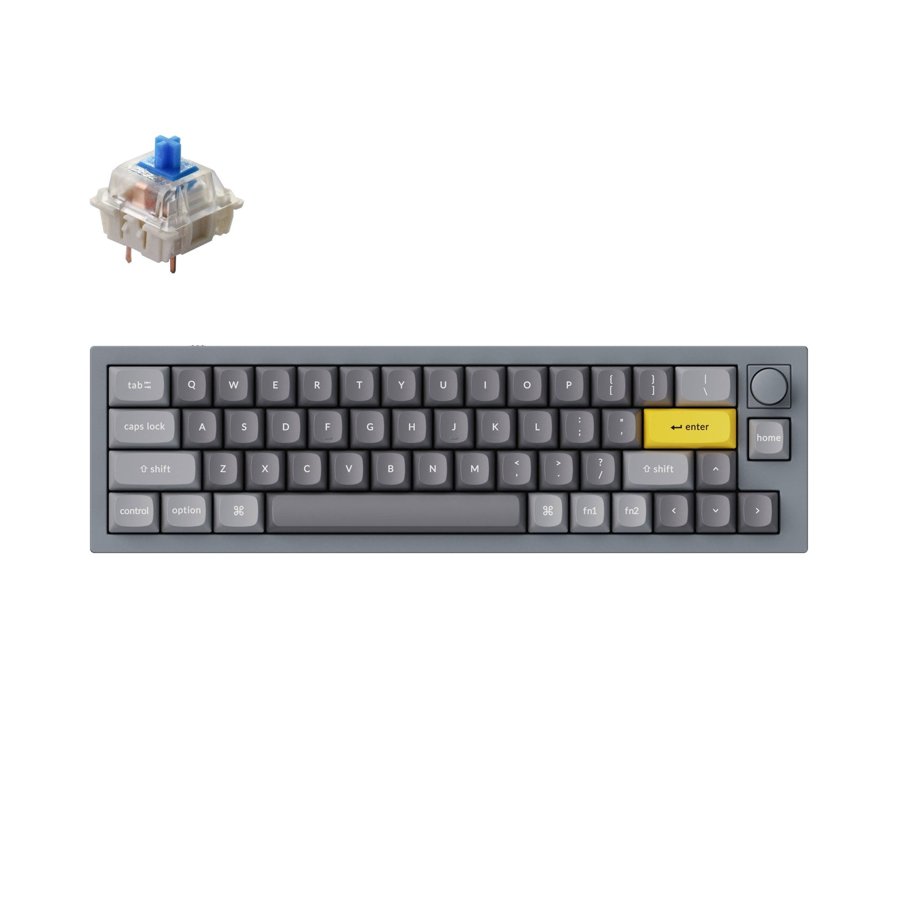 Clavier mécanique personnalisé filaire Keychron Q9 QMK (disposition US ANSI)