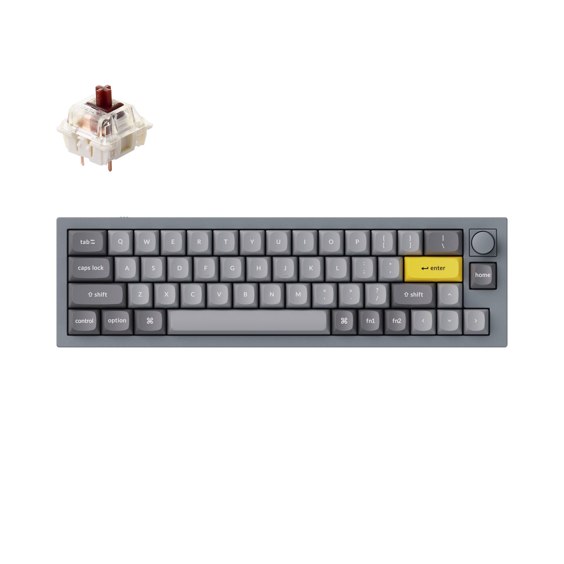 Clavier mécanique personnalisé filaire Keychron Q9 QMK (disposition US ANSI)
