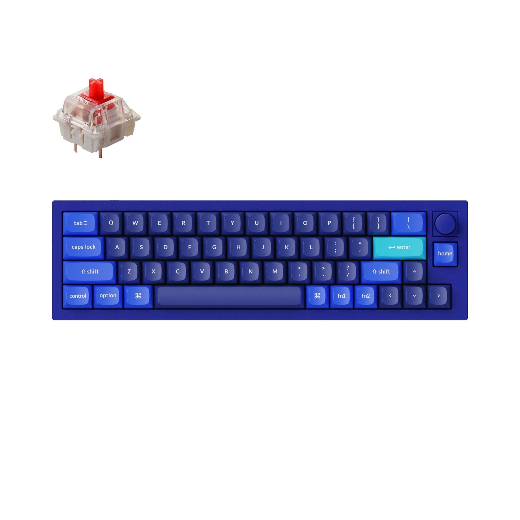 Clavier mécanique personnalisé filaire Keychron Q9 QMK (disposition US ANSI)