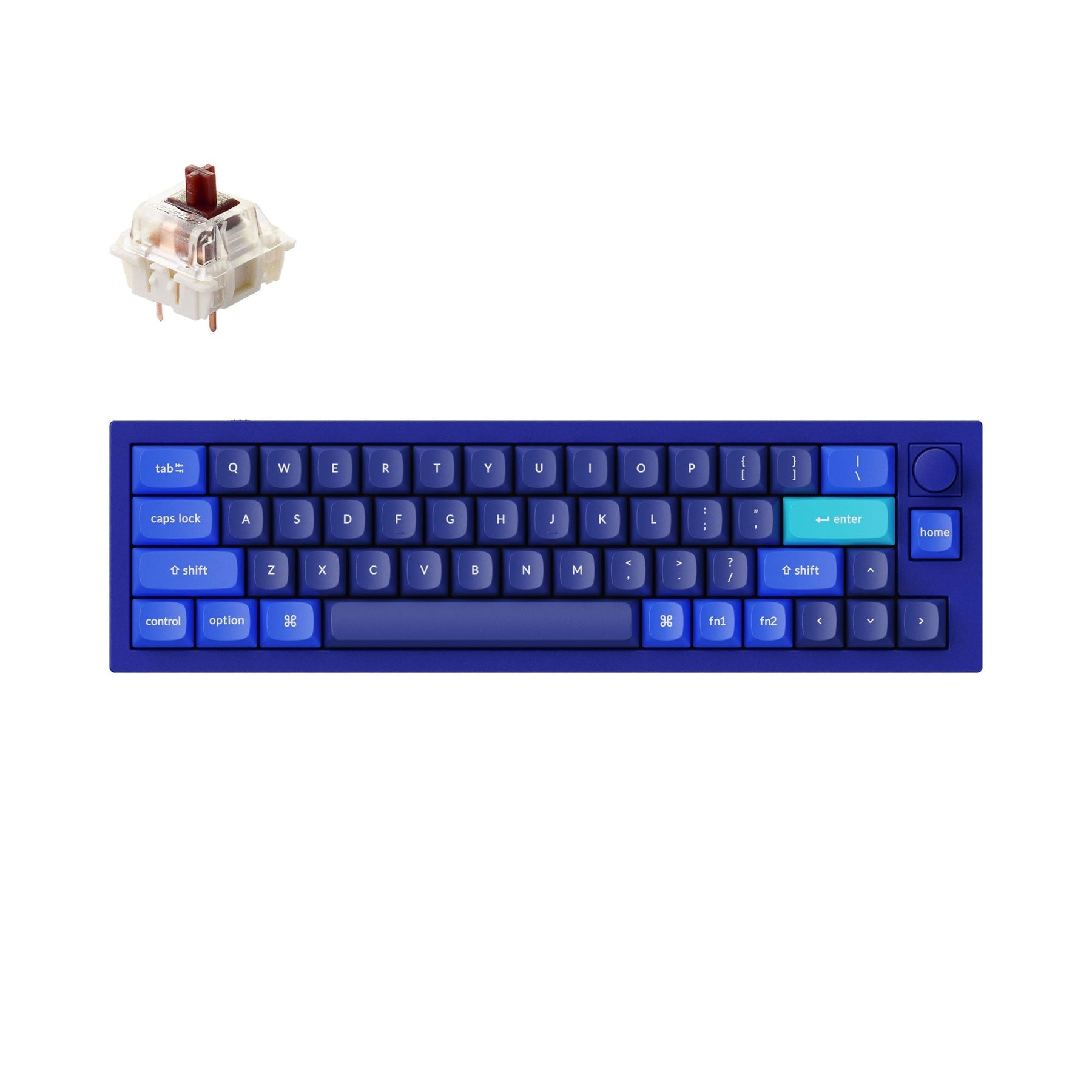 Clavier mécanique personnalisé filaire Keychron Q9 QMK (disposition US ANSI)