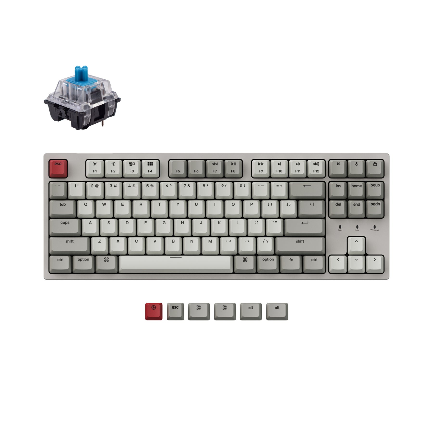 Clavier mécanique filaire Keychron C1 (disposition US ANSI)